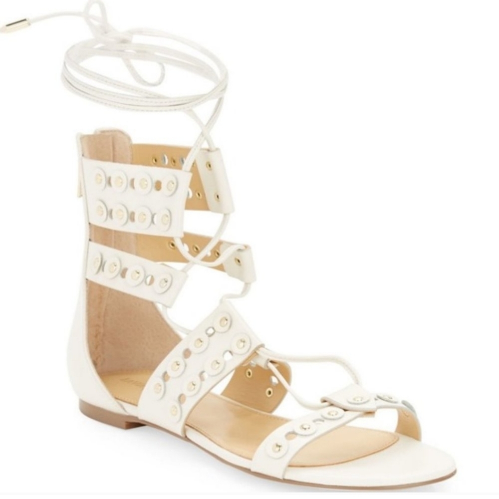 Ivanka Trump's gladiator sandals tie up